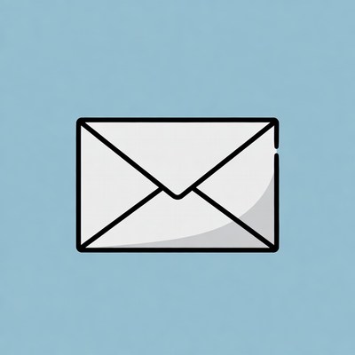 White Envelope Icon
