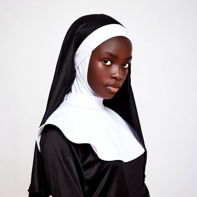 African-American nun in habit