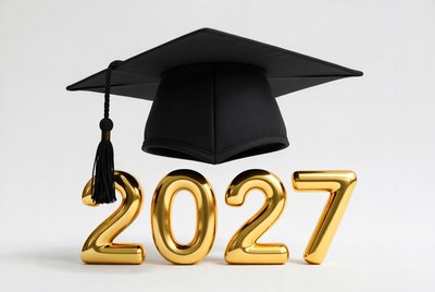 Graduation Cap with 2027