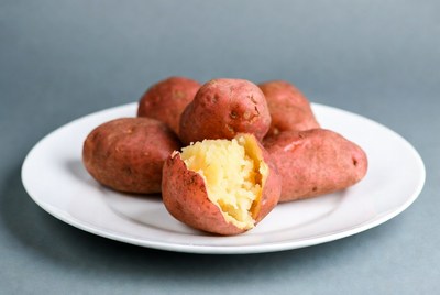 Baked Potatoes on White Plate