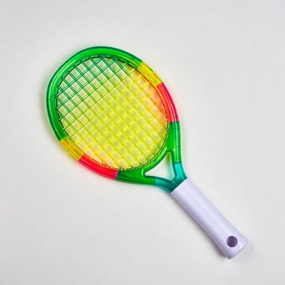 Colorful plastic kids tennis racket