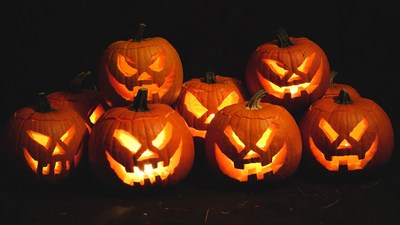 Carved Jack-o-Lantern Pumpkins
