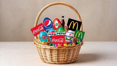 Easter Basket with Brand Eggs