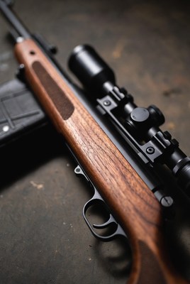 Wooden Air Rifle with Scope