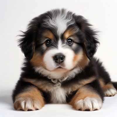 Cute Bernese Mountain Dog Puppy