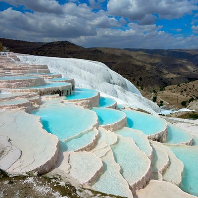 Pamukkale Travertine Terraces Turkey