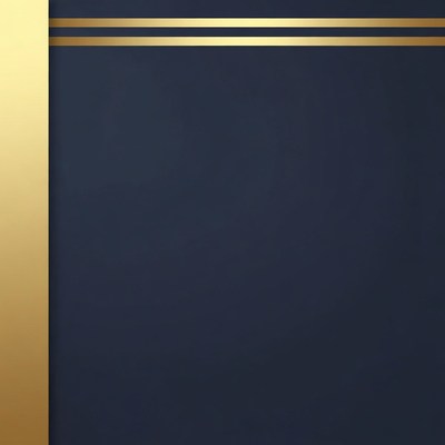Dark Blue Background with Gold Border