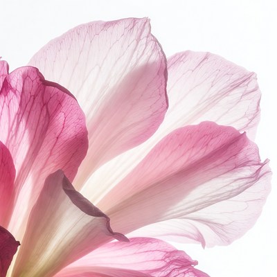 Pink Hibiscus Flower Petals
