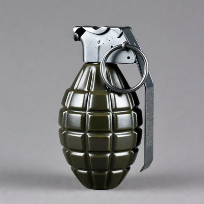 Green Military Hand Grenade