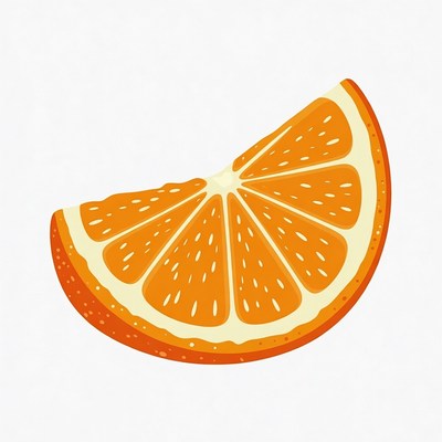 Orange Slice Illustration