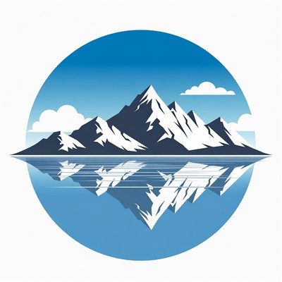 Mountain Reflection in Lake Circle