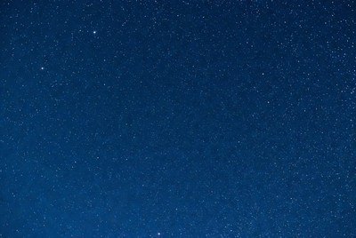 Dark starry night sky