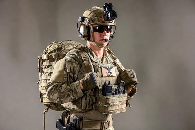 Soldier in ICE tactical gear