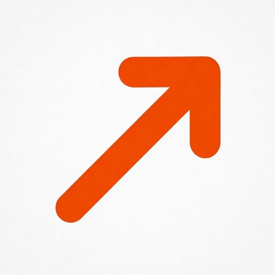 Orange right arrow icon