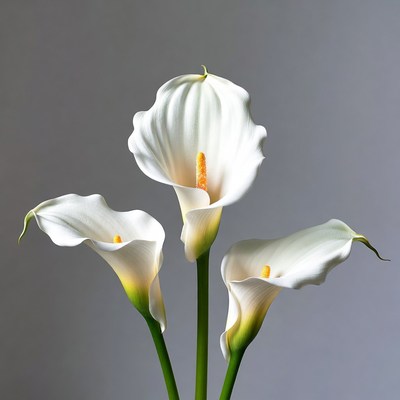 White Calla Lilies Bouquet