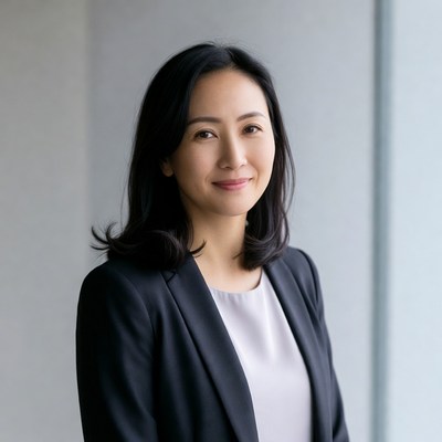 Asian woman in business suit