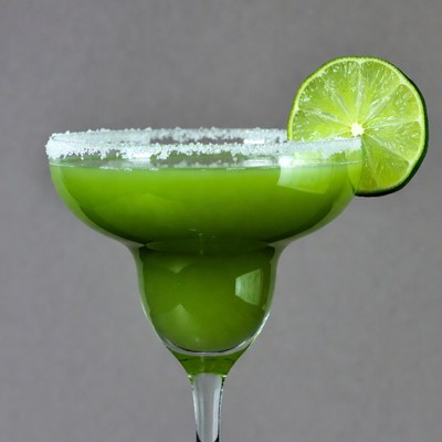 Margarita with Salt Rim and Lime