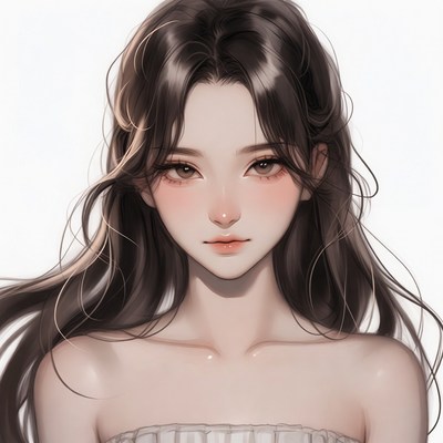 Beautiful Asian woman portrait