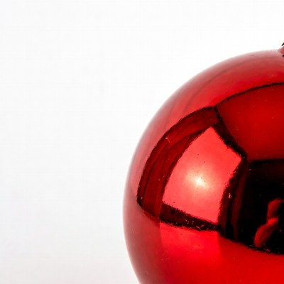 Shiny Red Christmas Bauble