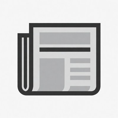 Folded Newspaper Icon