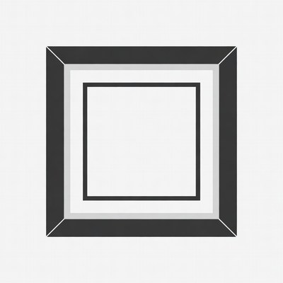 Empty Triple Framed Picture Frame