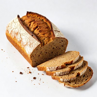 Sliced Rustic Bread Loaf