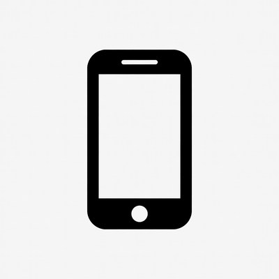 Black Smartphone Icon