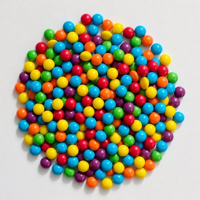 Colorful Candy Balls Pile