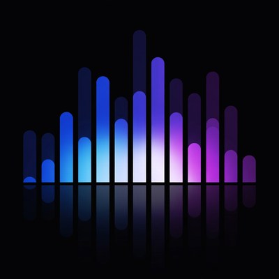 Colorful Music Equalizer Bars