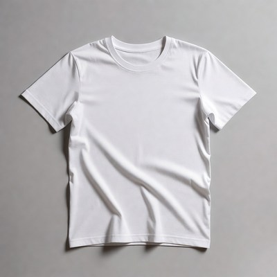 Blank White T-Shirt Isolated