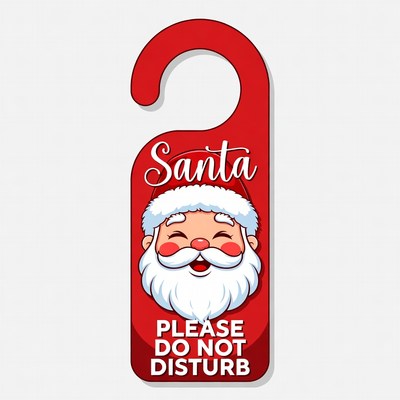 Santa Do Not Disturb Door Hanger