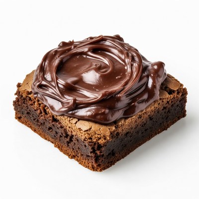 Chocolate Brownie with Fudge Topping