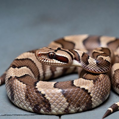 Coiled Honduran Milk Snake