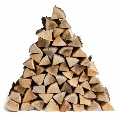 Stack of Firewood Logs
