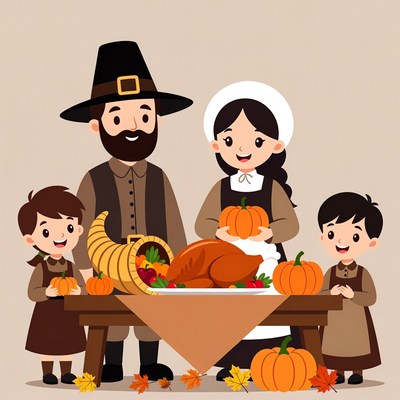 Pilgrim Family Thanksgiving Dinner