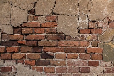 Cracked Brick Wall Texture