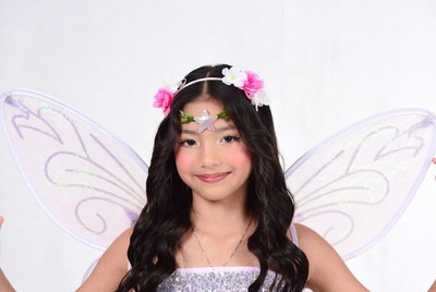 Asian girl in fairy costume