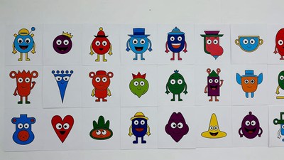 Colorful Cartoon Characters Clipart