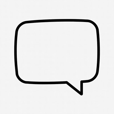 Empty Speech Bubble Clipart
