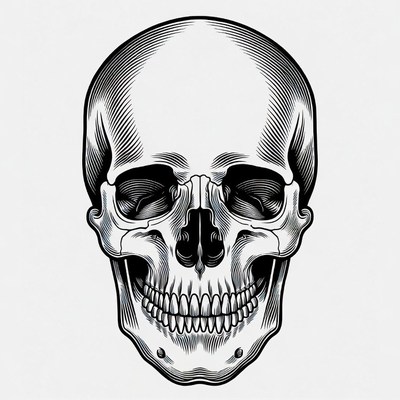 Skull illustration