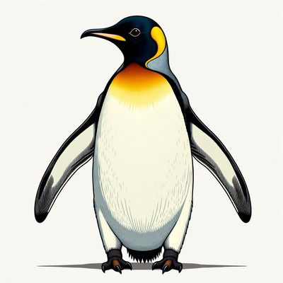 Emperor Penguin Illustration