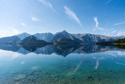 Mountains Reflected in Calm Lake