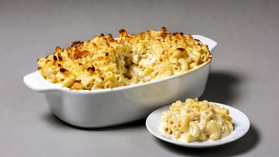 Baked Mac and Cheese in Dish