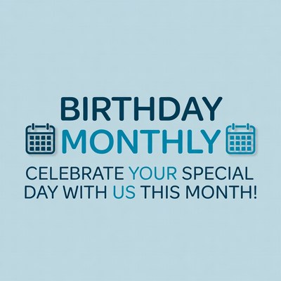 Birthday Monthly Celebration Graphic