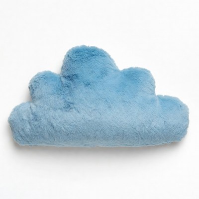 Fluffy Blue Cloud Pillow
