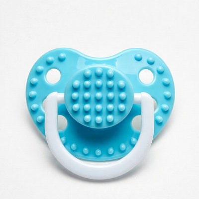 Blue baby pacifier