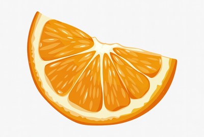 Sliced orange illustration