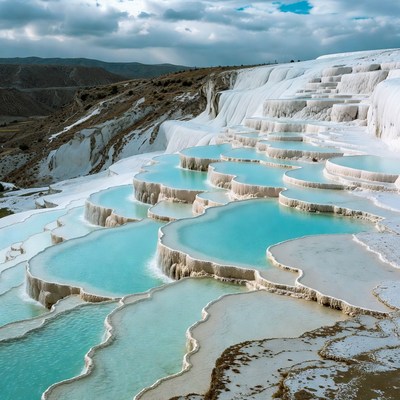 Pamukkale Travertine Terraces Turkey