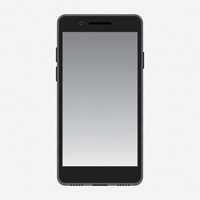 Black Smartphone Illustration