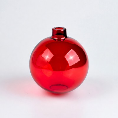 Red Glass Christmas Ornament